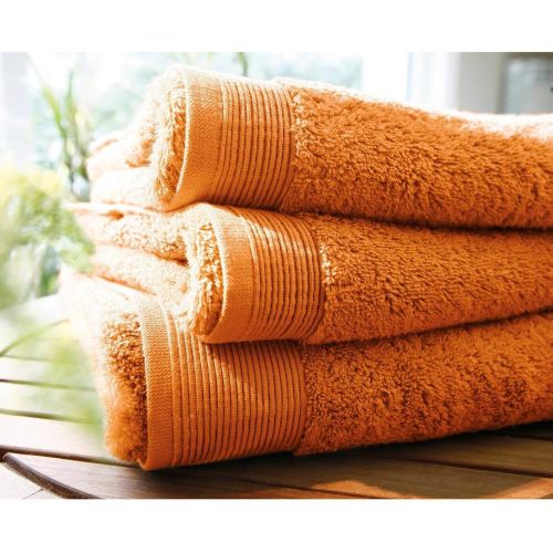 Gant micro-coton 600 grm² uni - Orange - Blanc des Vosges - Modalova