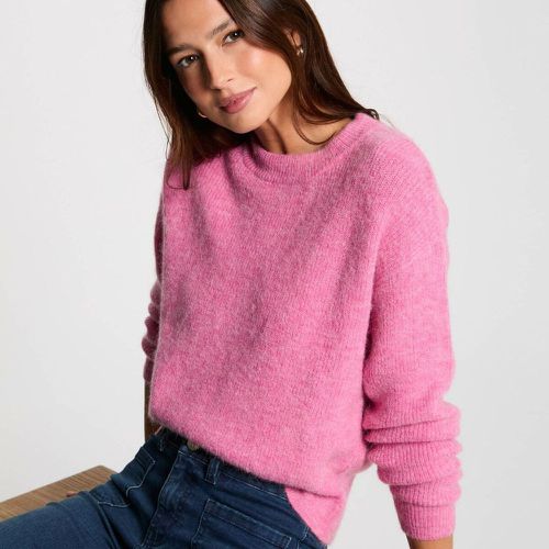 Pull col rond manches longues rose - Morgan - Modalova