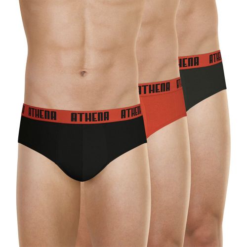 Lot de 3 slips Ecopack en coton - Athena - Modalova