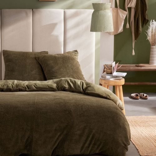 Housse de couette en Polyester 240 x 220 cm TEDDY MATCHA - Today - Modalova
