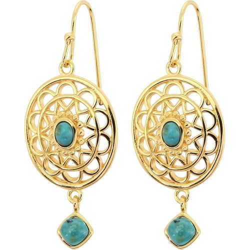 Boucles d'oreilles - Collection Stella & Turquoise - Kosma Paris - Modalova