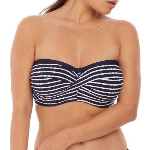 Haut de maillot de bain bandeau armatures à rayures - Fantasie Bain - Modalova