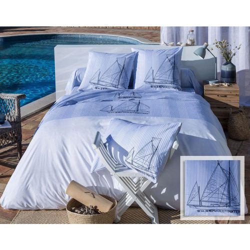 Drap-housse DESTINATION - bleu - Becquet - Modalova