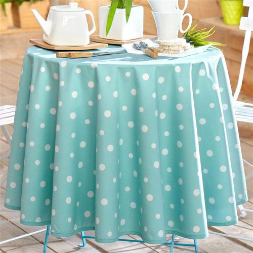 Nappe en coton enduit ZUMBA turquoise - Becquet - Modalova