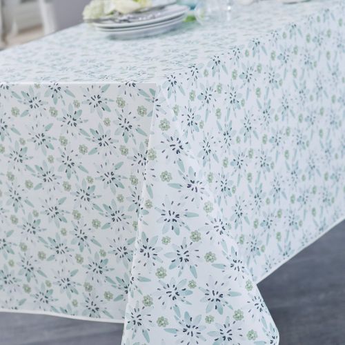 Nappe ronde 140 cm TOILE CIREE Glacier - Calitex - Modalova