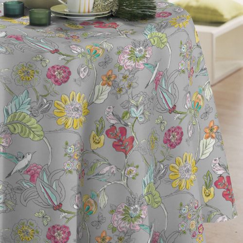 Nappe Ronde Paradisiaque Toile Ciree - Calitex - Modalova