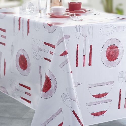 Nappe Rectangle Ethnic Kitchen Toile Ciree - Calitex - Modalova