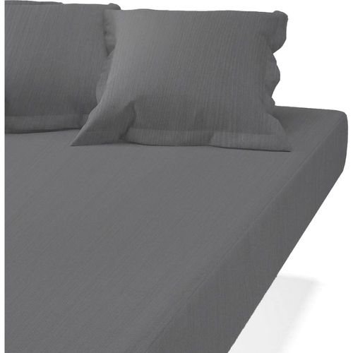 Drap-housse gaze de Coton TERTIO® - Anthracite - 3S. x Tertio (Nos Unis) - Modalova