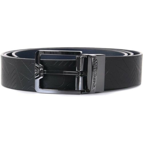 Ceinture homme en Cuir bleu - Emporio Armani Maroquinerie - Modalova