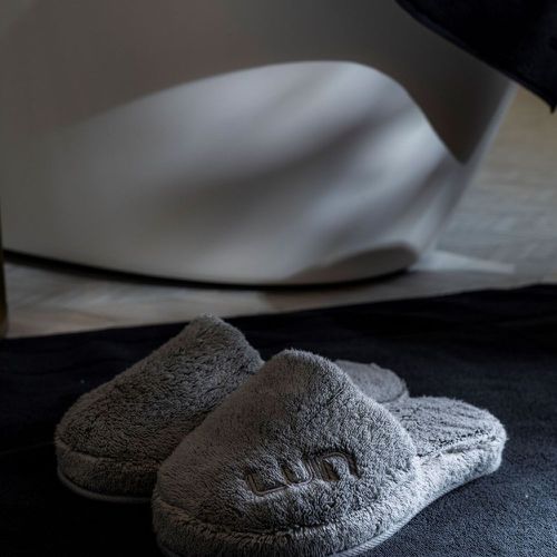 Chaussons Cosy Granite en coton - Luin Living - Modalova