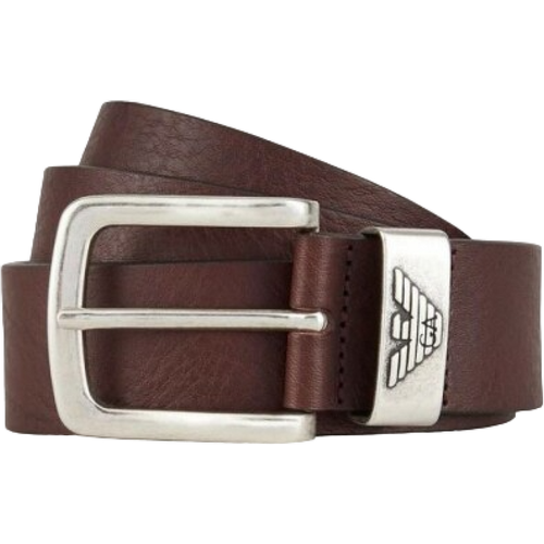 Ceinture en Cuir marron Marron - Emporio Armani Maroquinerie - Modalova