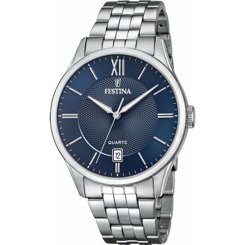 Montre CLASSIQUE F20425-2 - Montre ACIER CADRAN BLEU Montres - Festina - Modalova