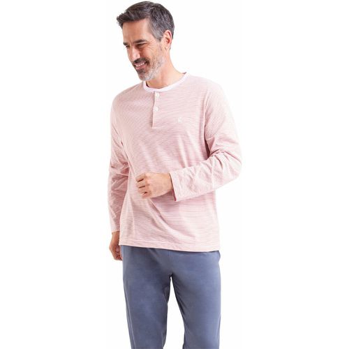 Pyjama long Coton Bio Manches longues - Eminence - Modalova