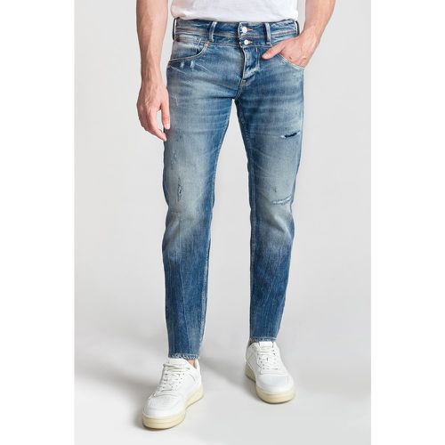 Jeans ajusté stretch Beny 700/11, longueur 34 en coton - Le Temps des Cerises - Modalova