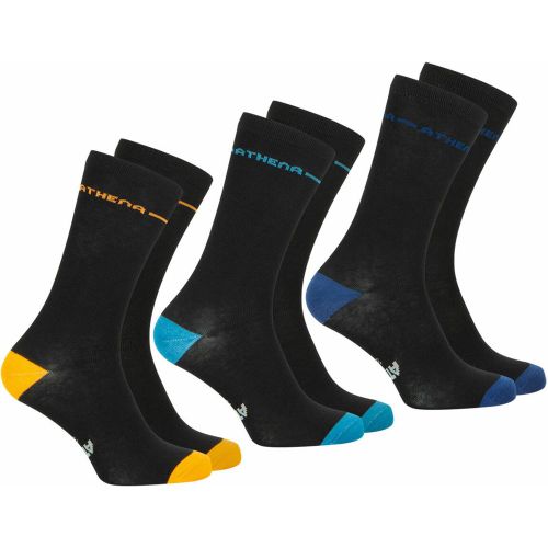 Lot de 3 paires de chaussettes mi-hautes Easy Color en coton - Athena - Modalova
