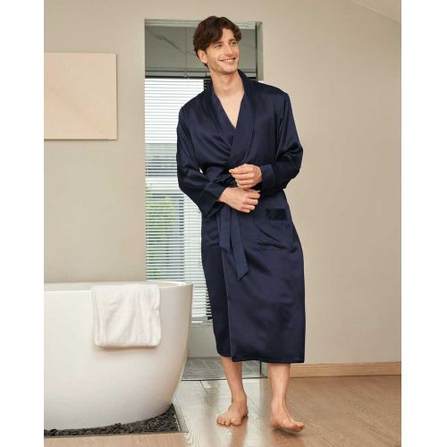 Robe Longue En Soie Luxueuse Classique - LilySilk - Modalova