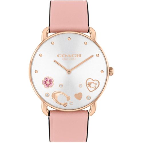 Montre Elliot - 14504295 Bracelet Cuir - Coach - Modalova