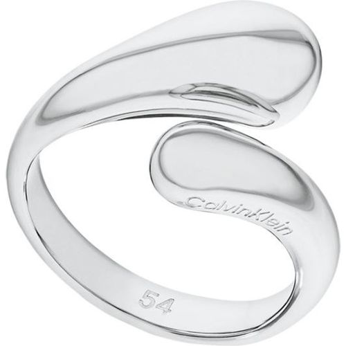 Bague Calvin Klein Sculptured Drops - 35000192 Acier - Calvin Klein Bijoux - Modalova