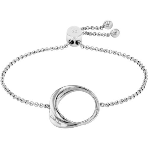 Bracelet Calvin Klein Warped Rings - 35000006 Acier - Calvin Klein Bijoux - Modalova