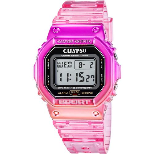 Montre Mixte Color Splash - K5874-1 Bracelet Plastique - Calypso - Modalova