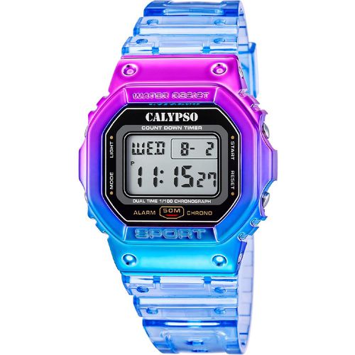 Montre Mixte Color Splash - K5874-3 Bracelet Plastique - Calypso - Modalova