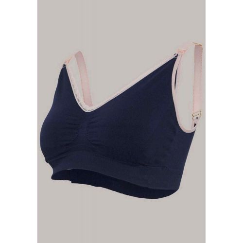 Soutien-gorge de grossesse et allaitement doux - Bleu - carriwell - Modalova