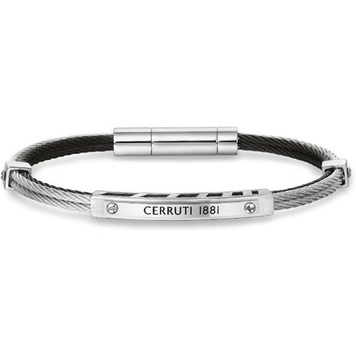 Bracelet D Cable - CIAGB2208806 Acier - Cerruti 1881 - Modalova