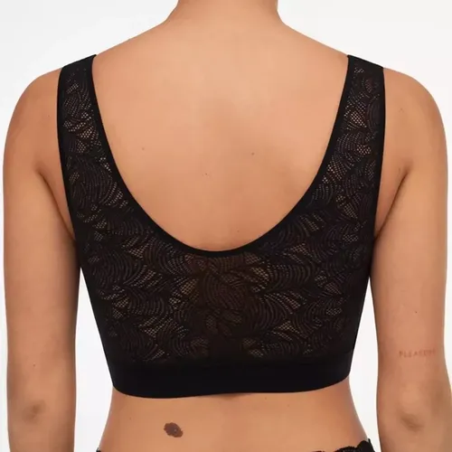 Brassière paddé dentelle stretch noire - Chantelle - Modalova