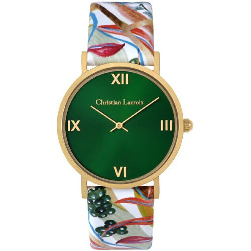 Montre -CLW1011 Bracelet Cuir - Christian Lacroix Montres - Modalova