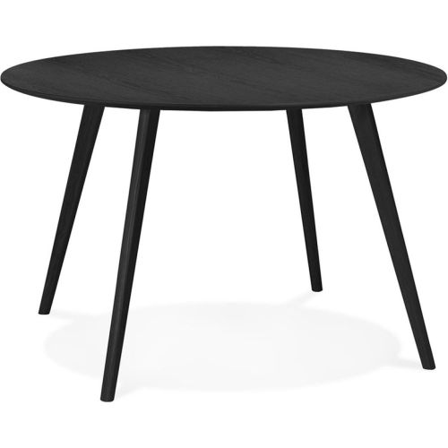 Table de cuisine ronde 'AMY' noire - ALTEREGO - Modalova