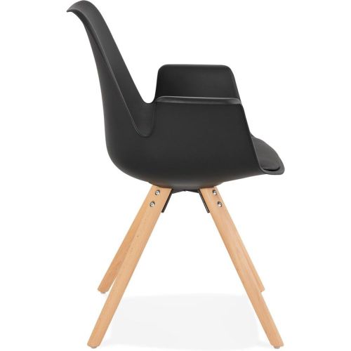 Chaise avec accoudoirs 'ZALIK' style scandinave - ALTEREGO - Modalova