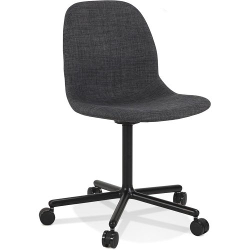 Chaise de bureau 'POLARIS' gris foncé sur roulettes - ALTEREGO - Modalova