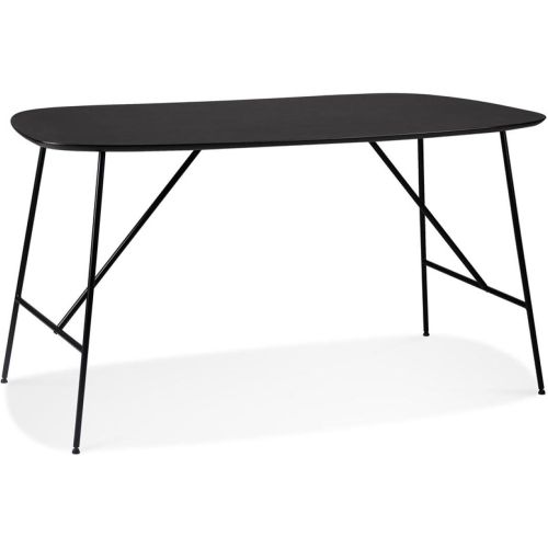 Petite table ou bureau 'FIONA' en bois finition Chêne - ALTEREGO - Modalova