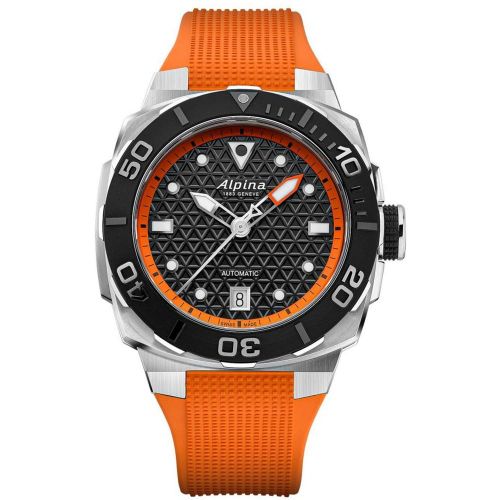 Montre ALPINA Seastrong - AL-525BO3VE6 Bracelet Caoutchouc - Alpina Montres - Modalova