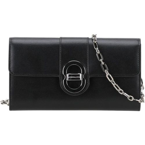 Pochette femme chaine noir en cuir - Arthur & Aston - Modalova