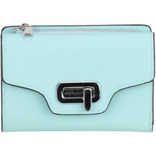 Porte-monnaie en cuir bleu dragee - Arthur & Aston - Modalova