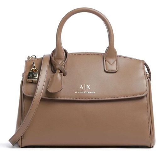 Tote bag femme beige foncé - Armani Exchange - Modalova