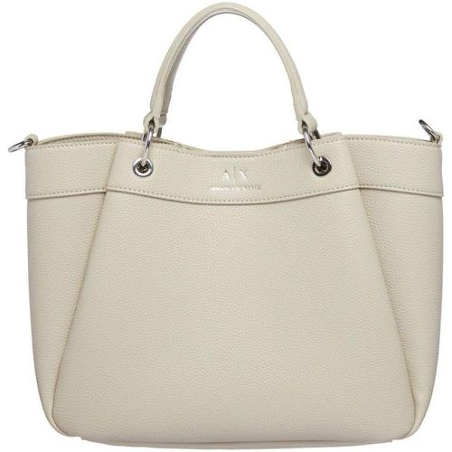 Sac shopper femme L beige - Armani Exchange - Modalova