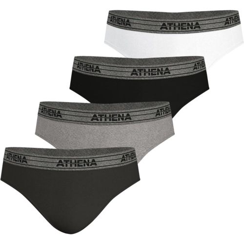 Lot de 4 slips Eco Pack Basic Coton - Athena - Modalova