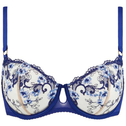 Soutien-gorge corbeille armatures Bleu Idylle A Giverny - Aubade - Modalova