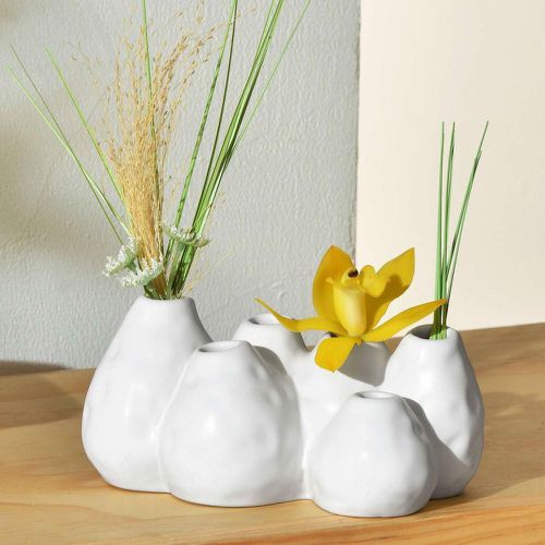 Vase Multifleurs SOLIFLORES Blanc - Becquet - Modalova