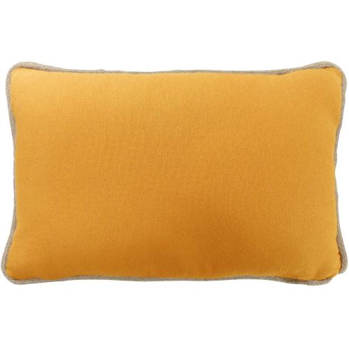 Coussin coton recyclé CORDIA curry - Becquet - Modalova
