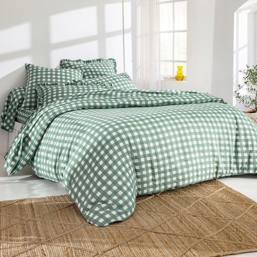 Drap housse VICHY - Vert - Becquet - Modalova