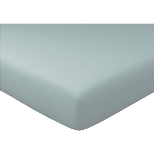 Drap-housse gris en satin de coton - Becquet - Modalova