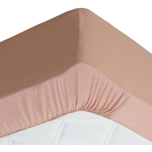 Drap-housse grand bonnet en lin lavé blush - Becquet - Modalova