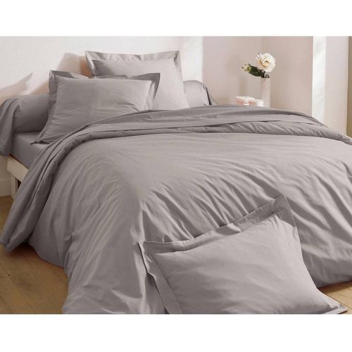 Drap-housse Uni en percale gris - Becquet - Modalova