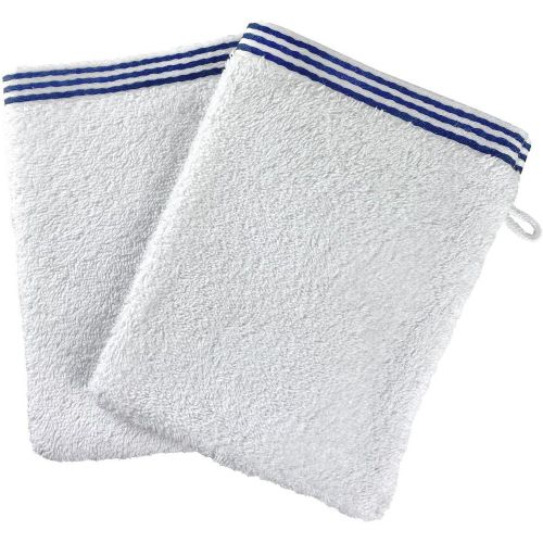 Lot de 2 Gants de toilette en coton PHARE - Becquet - Modalova