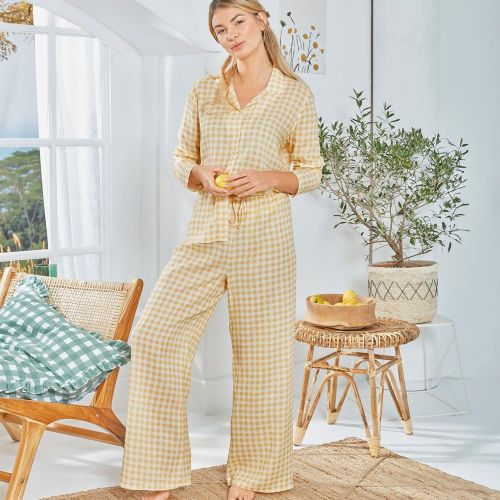 LDN. VICHYPYJ Pyj. jaune en viscose - Becquet - Modalova