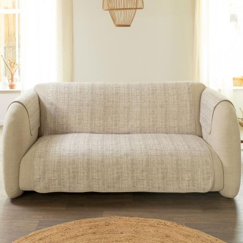 Protège canapé ELEA UNIVER 140x200 crème - Becquet - Modalova
