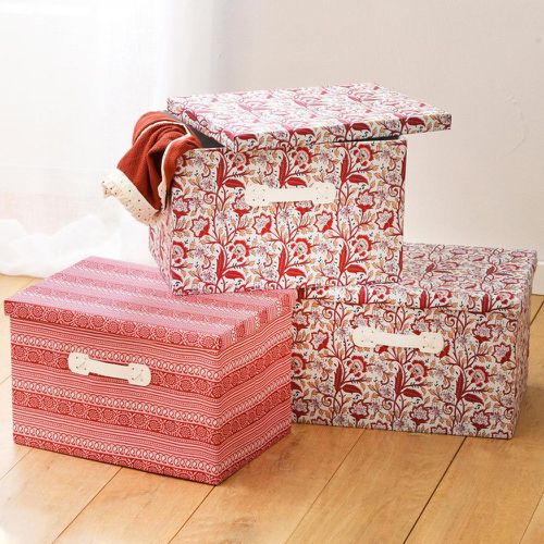 Boîtes de rangements en Carton et en Textile SUZY - Becquet - Modalova